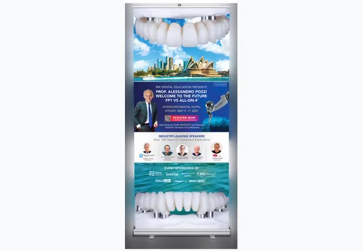 Pull-up banner collateral